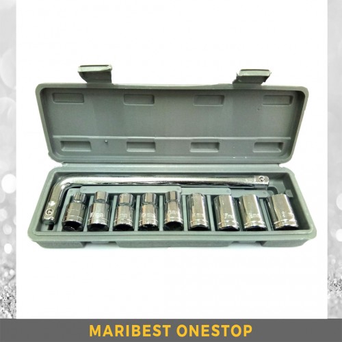 10PCS 1/2" DRIVE BOX SOCKET SET 8MM 21MM (MLG1810) Shopee Malaysia