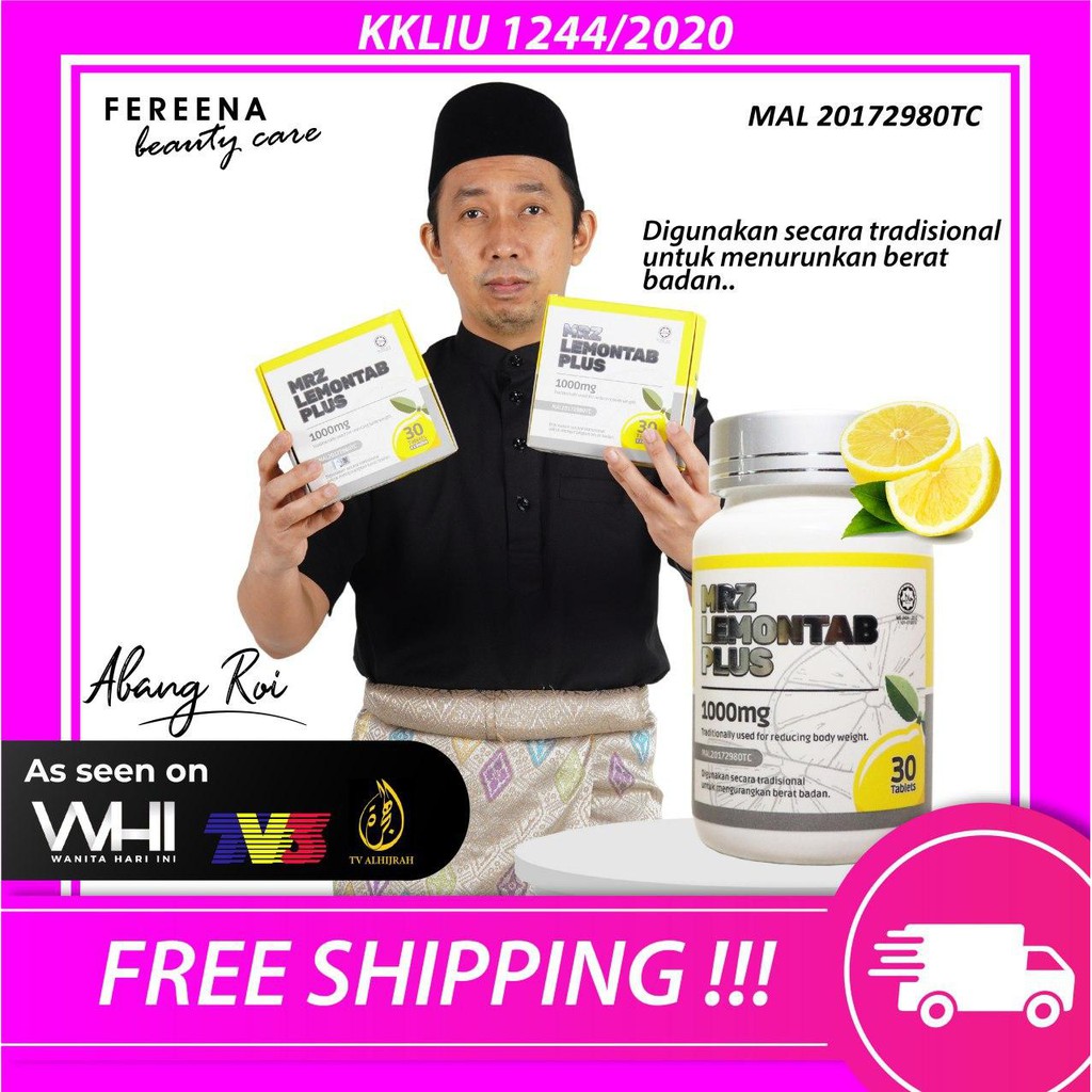 Lemontab Ubat Kurus Sembelit Meningkatkan Metabolisma Badan Shopee Malaysia