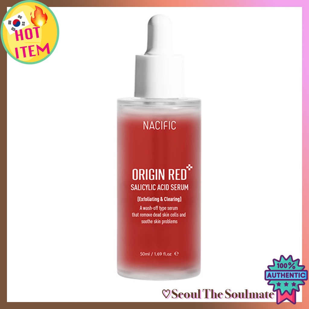 NACIFIC origin red salicylic acid serum 50mL Shopee Malaysia