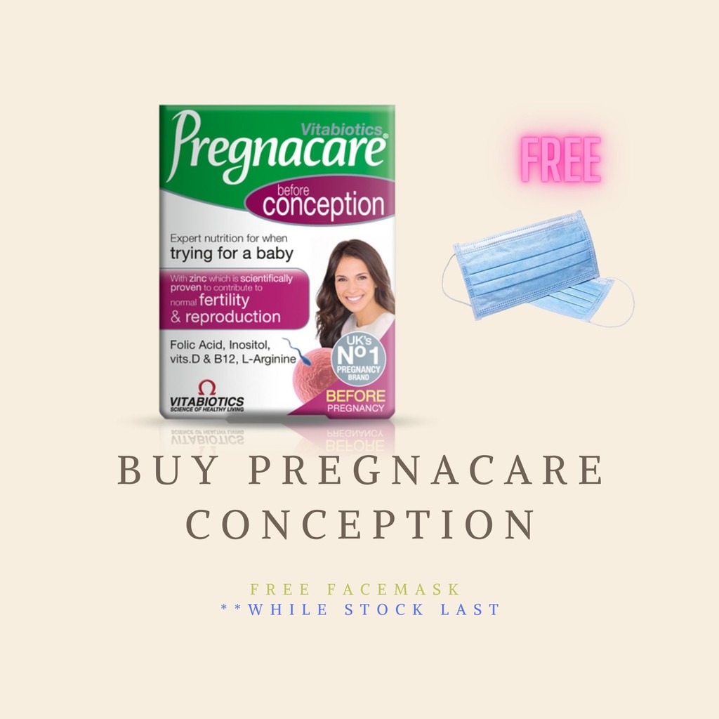 Readystock Vitabiotics Pregnacare Conception 30 Tablets Shopee Malaysia