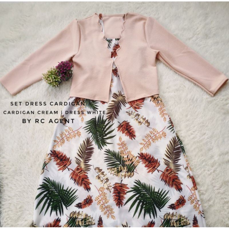 New Arrival Ready Stock Set Dress Tali Halus Dan Cardigan Wanita Yang Cantik Sesuai Dipakai Untuk Event Casual Dinner Shopee Malaysia