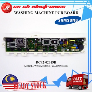 WA10M5120SG / WA90M5120SG SAMSUNG WASHING MACHINE PCB BOARD DC92-02019B ...