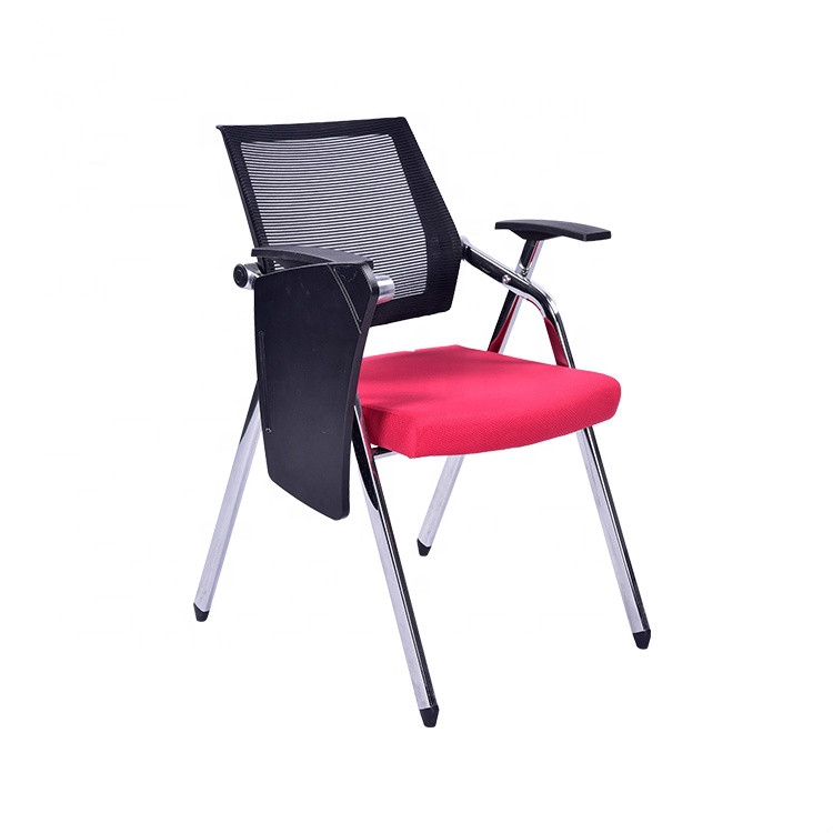 Office Chair Folding Office Net Chair Office Meeting Room Plastic Training Chair With Writing Desk Shopee Malaysia
