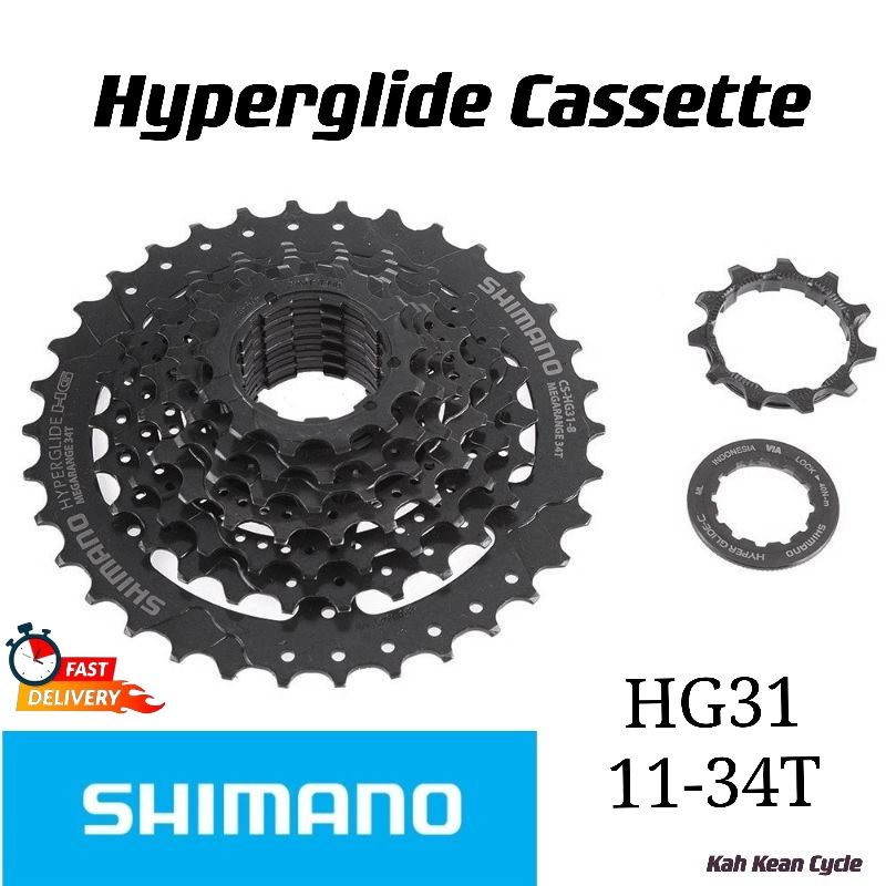 Shimano Altus Hg31 Cassette Mtb 8 Speed 11 34t Original Shopee