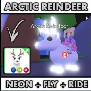 Adopt Me Legendary Neon Fly Ride Arctic Reindeer Nfr Shopee Malaysia - roblox adopt me arctic reindeer worth