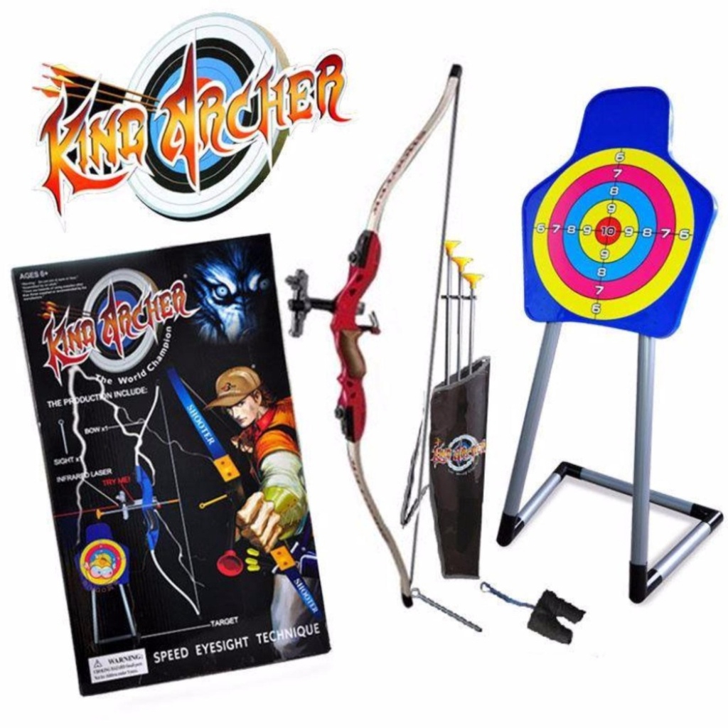 children's archery set with target