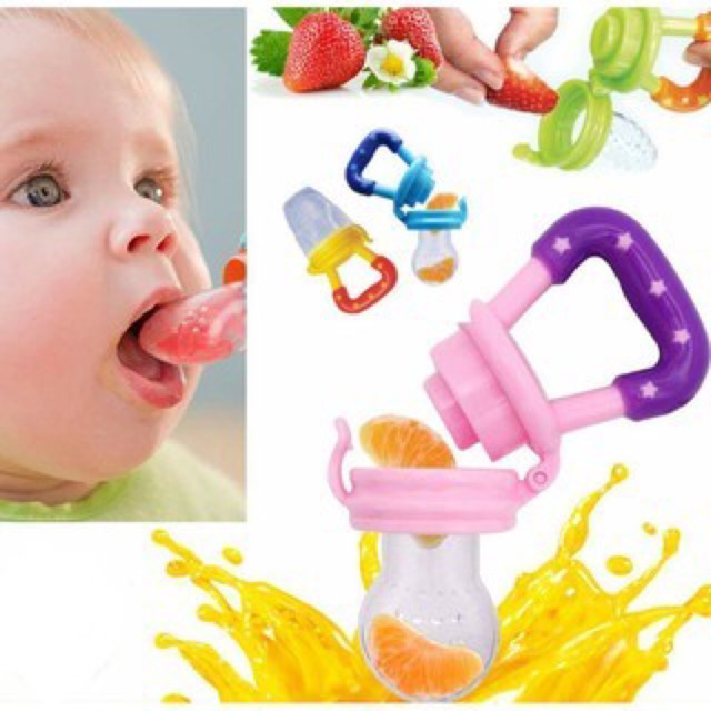 Baby Fruit Food Feeder Baby Bite Pacifier Shopee Malaysia