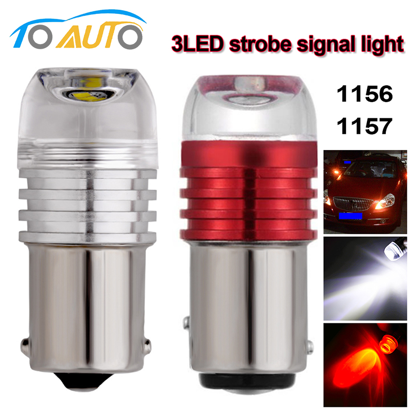 Lampu Kelip2 1156 1157 BAU15S BAY15D LED Lampu Brek Berkelip Car