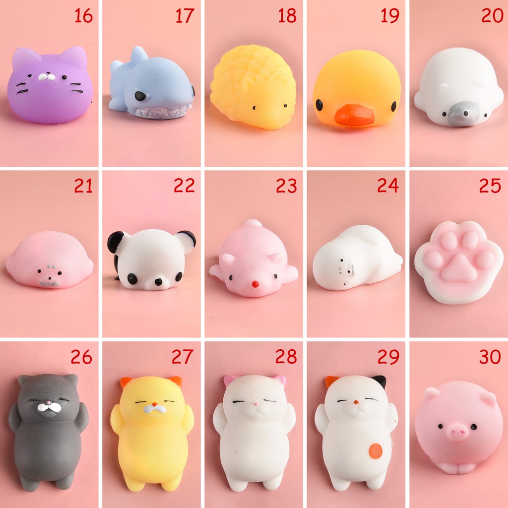 soft squishy animals