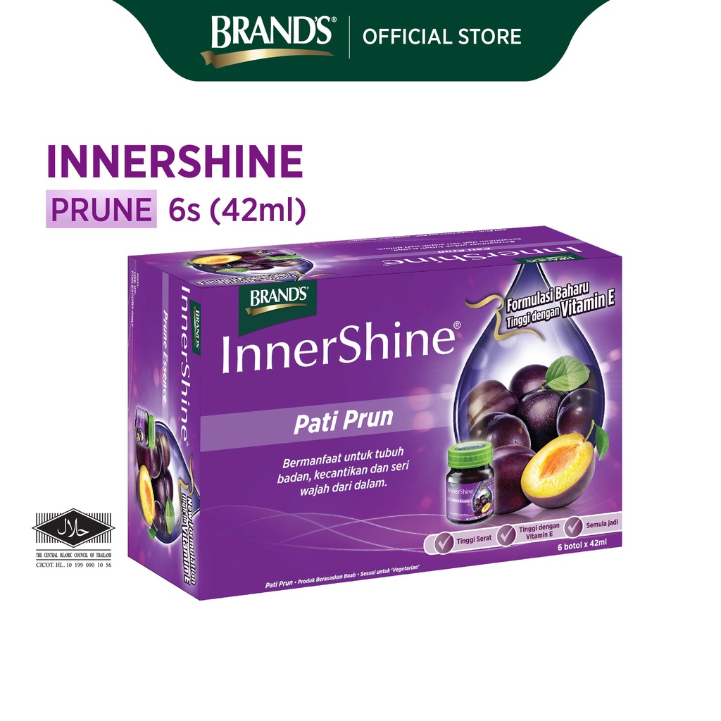 BRAND'S Innershine Prune Essence 6's (42ml)(For Radiant Skin & Promote ...