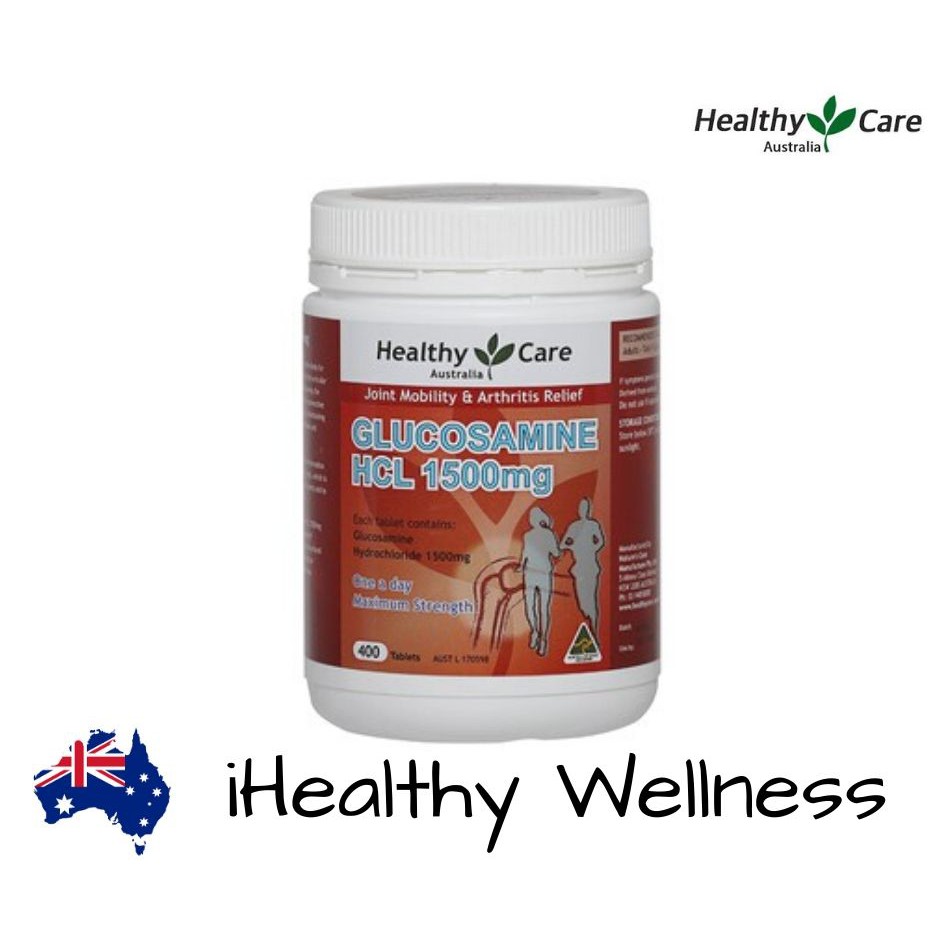 Healthy Care Glucosamine HCL 1500mg (400 tablets) Shopee Malaysia