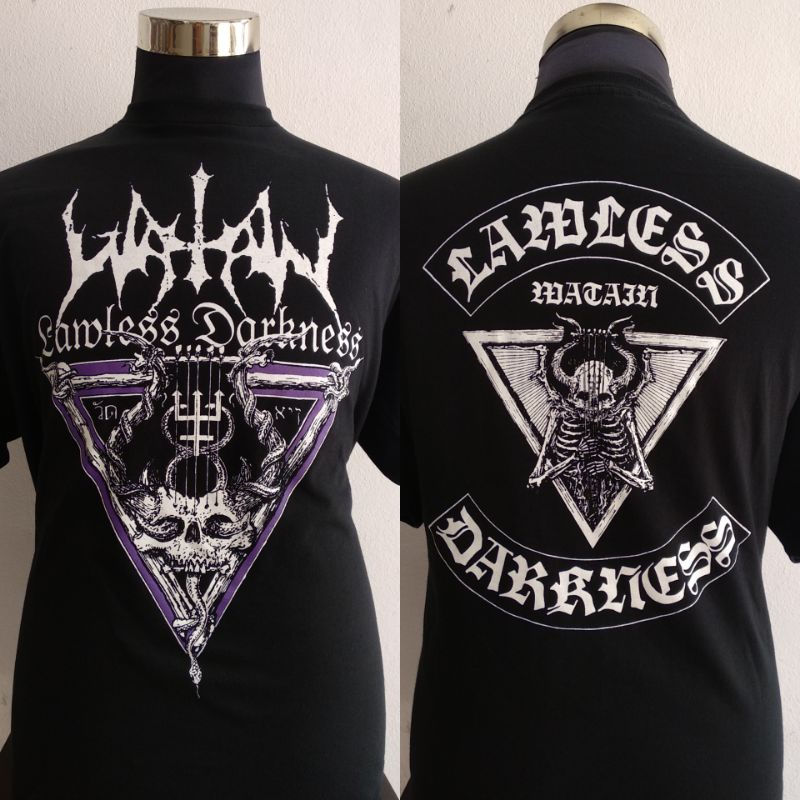 WATAIN LAWLESS DARKNESS BLACK METAL BAND T SHIRT Shopee Malaysia