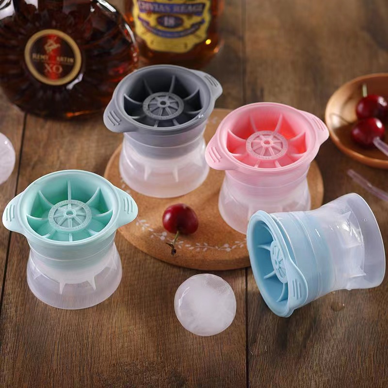 PSB_ Silicone Ice Ball Maker Round Ice Cube Mould Maker Tray Ice Ball Mold Ice Box Acuan Ais Batu Bekas Ais Bulat 冰球模具