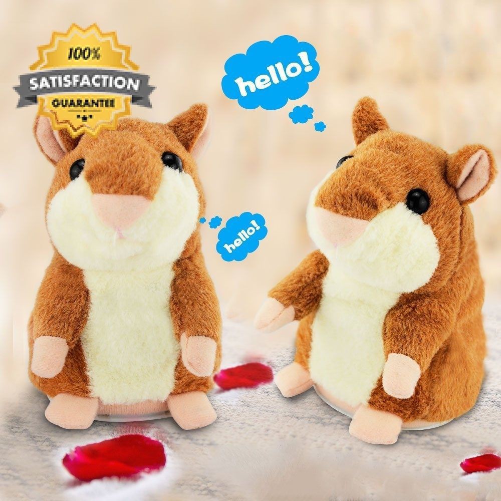 talking plush hamster