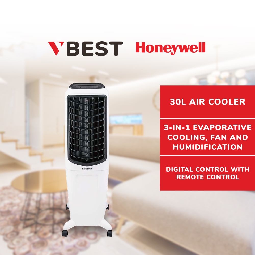 HONEYWELL 30L Indoor Air Cooler TC30PEUI 800m3/HR with Builtin Ionizer