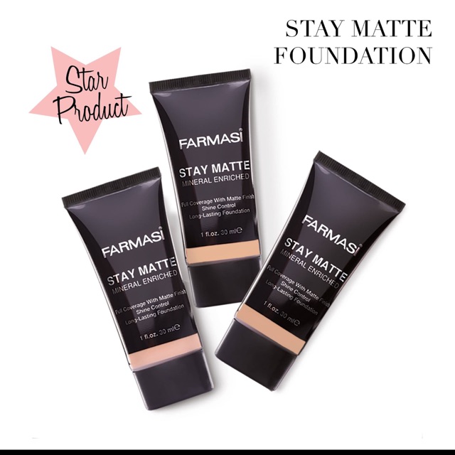 Stay Matte Foundation Farmasi Colour Cosmetics Shopee Malaysia