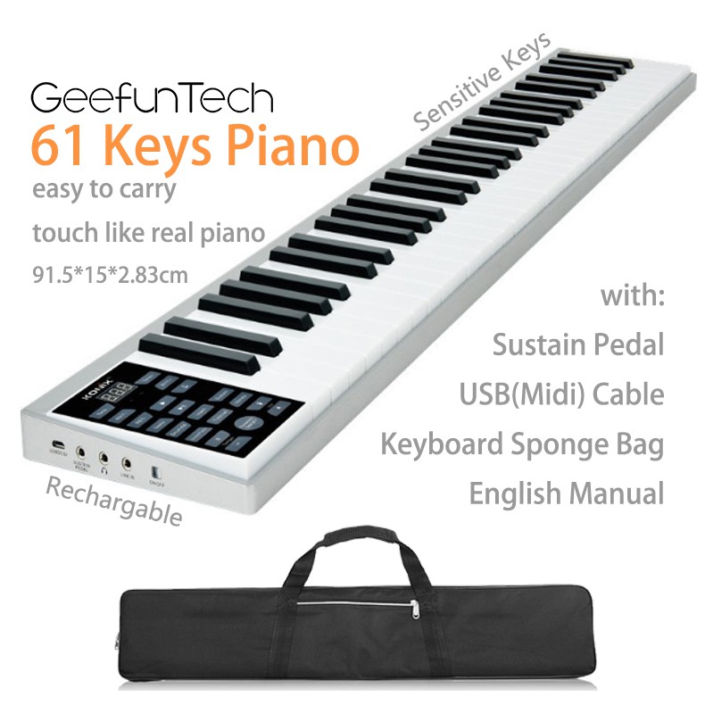 travel size piano keyboard