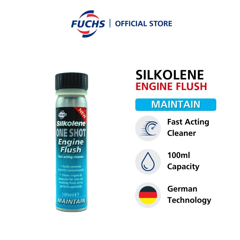 Silkolene Engine Flush Motorcycle One Shot 100ml Fast Acting Motor Engine Cleaner Maintain