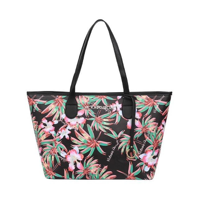 victoria secret floral tote bag