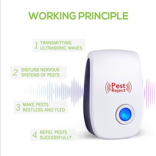 4pcs Ultrasonic Electronict Pet Reject Anti Mosquito Pest ...