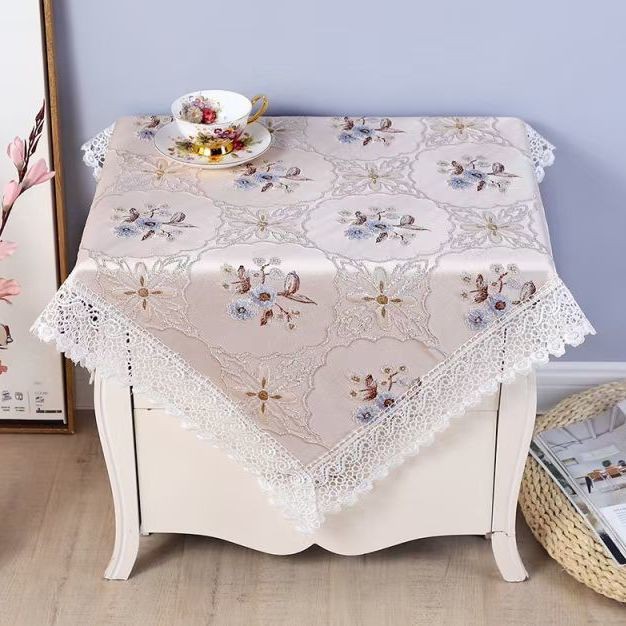 Small Tablecloth Fabric Square, Small Round Side Tablecloth