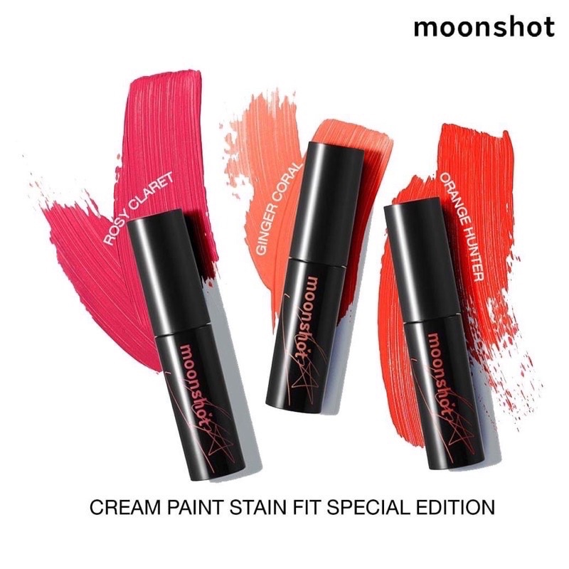 Lip Moonshot Cream Paint Stain Fit Special Edition lipstick Has 3 Colors Plastic May Be Damaged. Does Not Affect The Use!