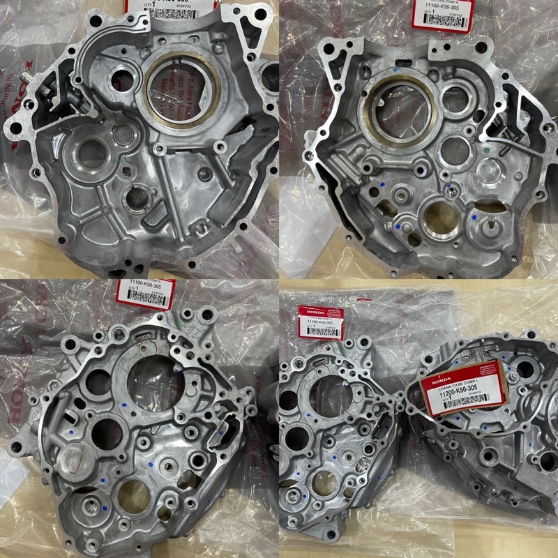 HONDA RS150 CRANKCASE CRANK CASE SET (2 UNIT RH&LH)100 ORIGINAL