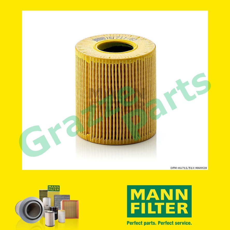 100% Original Mann Oil Filter HU711/51X HU 711/51 X OX 339/2D for Citroen DS4 Crossback 1.6 THP 150 