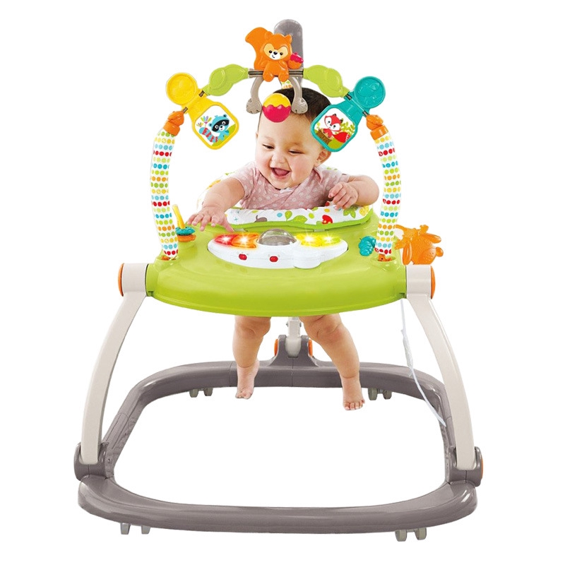 Baby Floor Jumper With 360 Degree Seat With Mucis And Toys