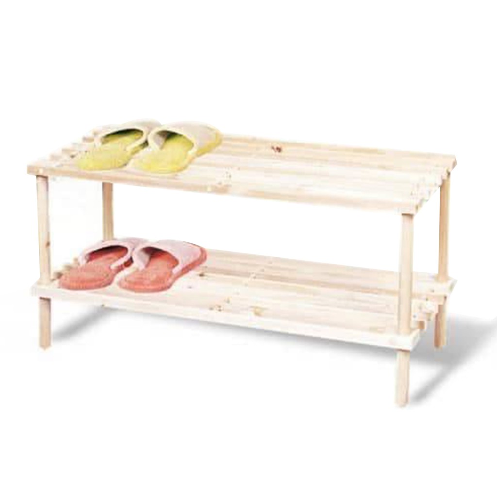 Comel Wooden Shoe Rack 2 Tier 54 X 26 X 30cm Mh 2tier Shopee Malaysia