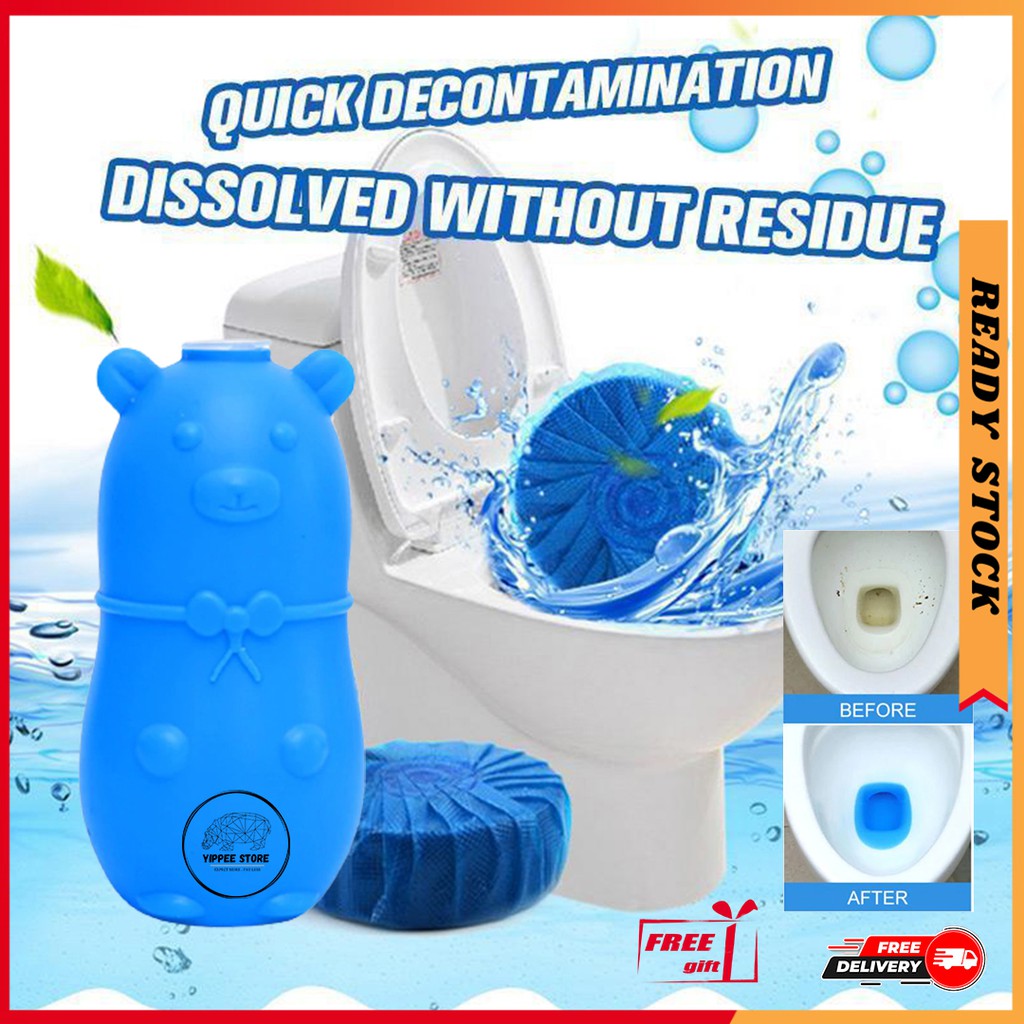 ⚡️ SHOCKING SALE ⚡️ YIPPEE Magic Auto Toilet Bowl Cleaner /Blue Cube ...