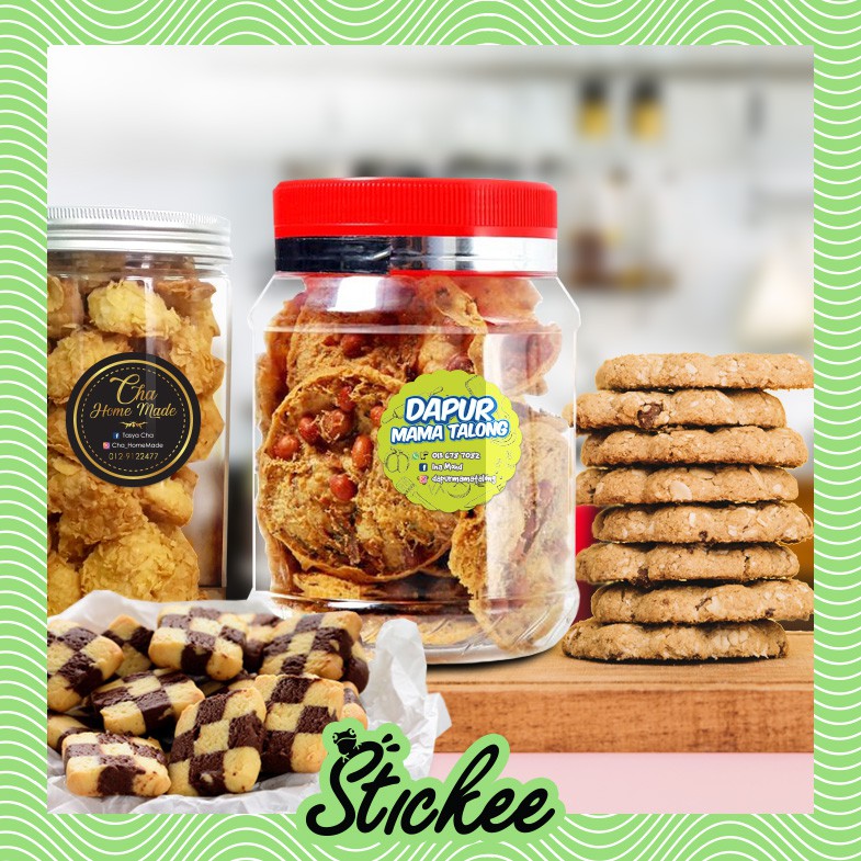 Sticker Produk Murah Sticker Kuih Dan Pelbagai Shopee Malaysia