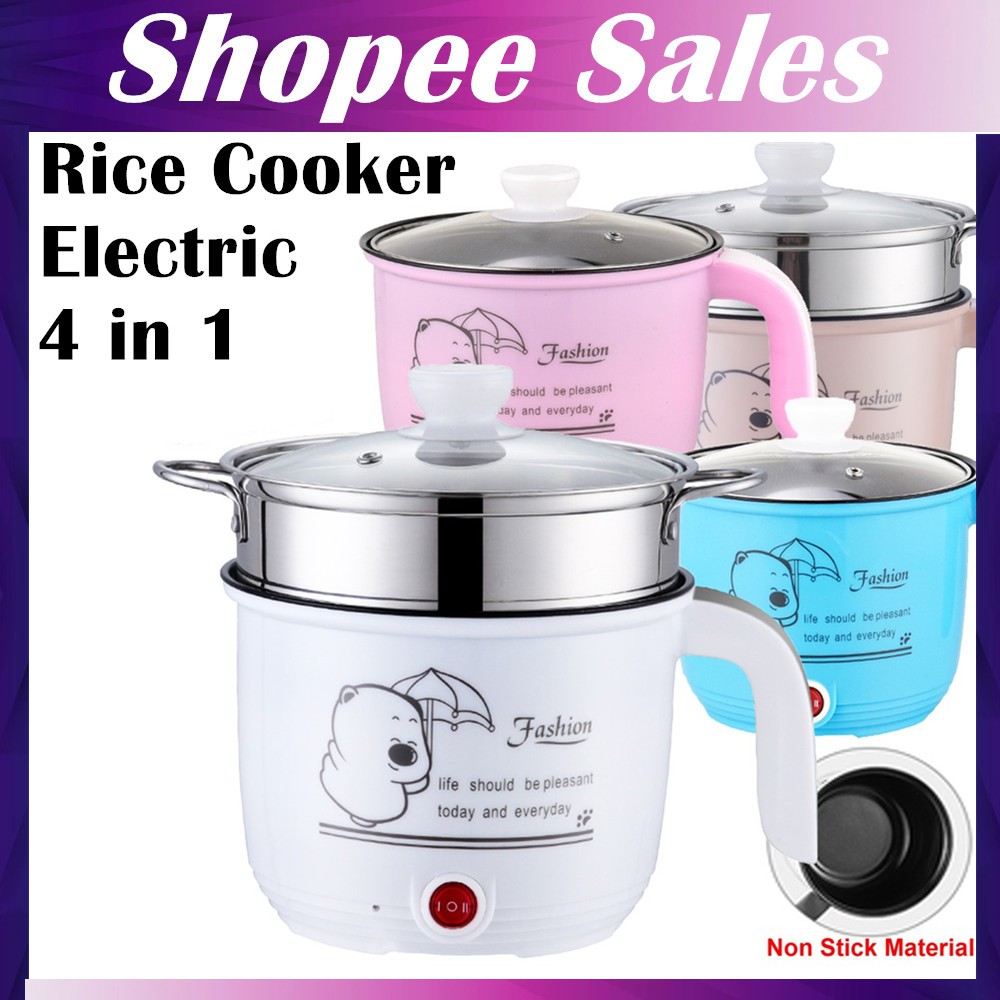 *SHIP FROM KL* 1.8 L Electric Pot / Mini Rice Cooker with steamer New ...