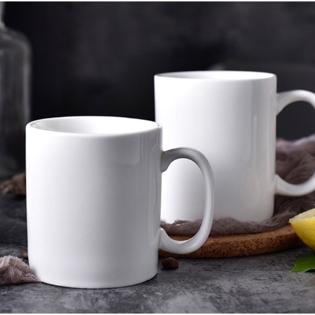 11oz Ceramic Mug Plain Coffee Mug Tea Mug White Mug | Shopee Malaysia