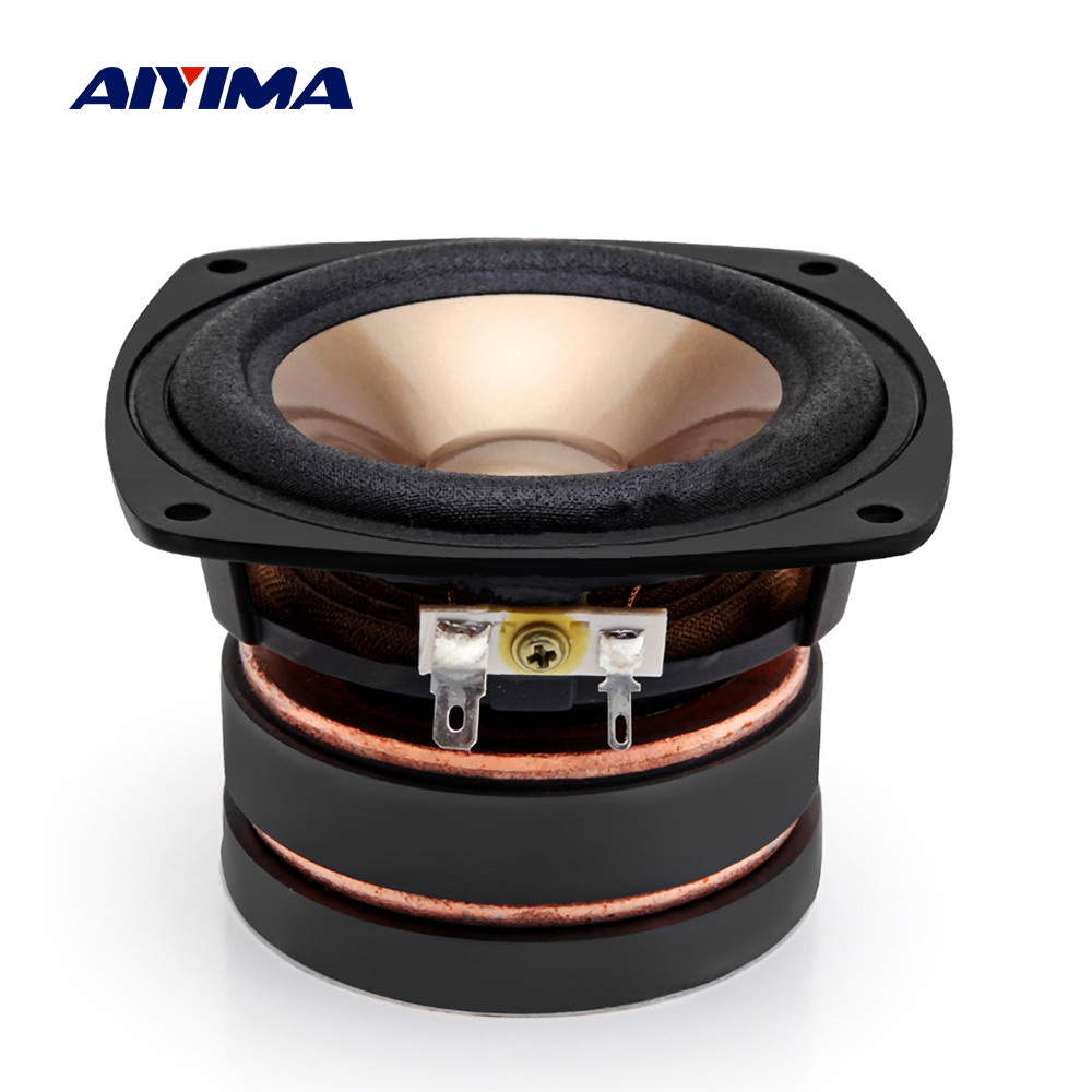 AIYIMA 1Pcs 4 Inch Audio Speaker Driver 4 Ohm 100W Full Range Speakers ...