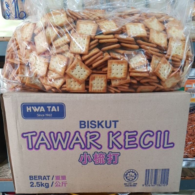 Ready Stock Hwa Tai Biskut Tawar Kecil 2 5kg Biskut Mini Soda 2 5kg 小梳打饼2 5kg