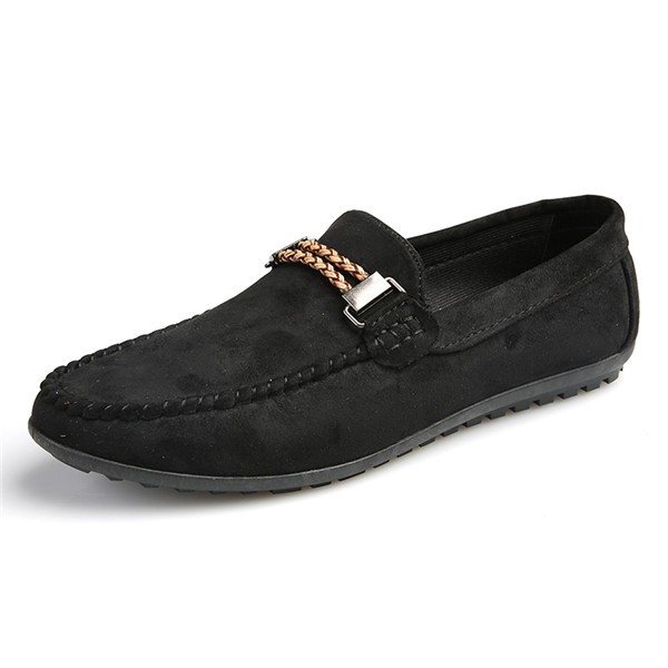 casual suede loafers