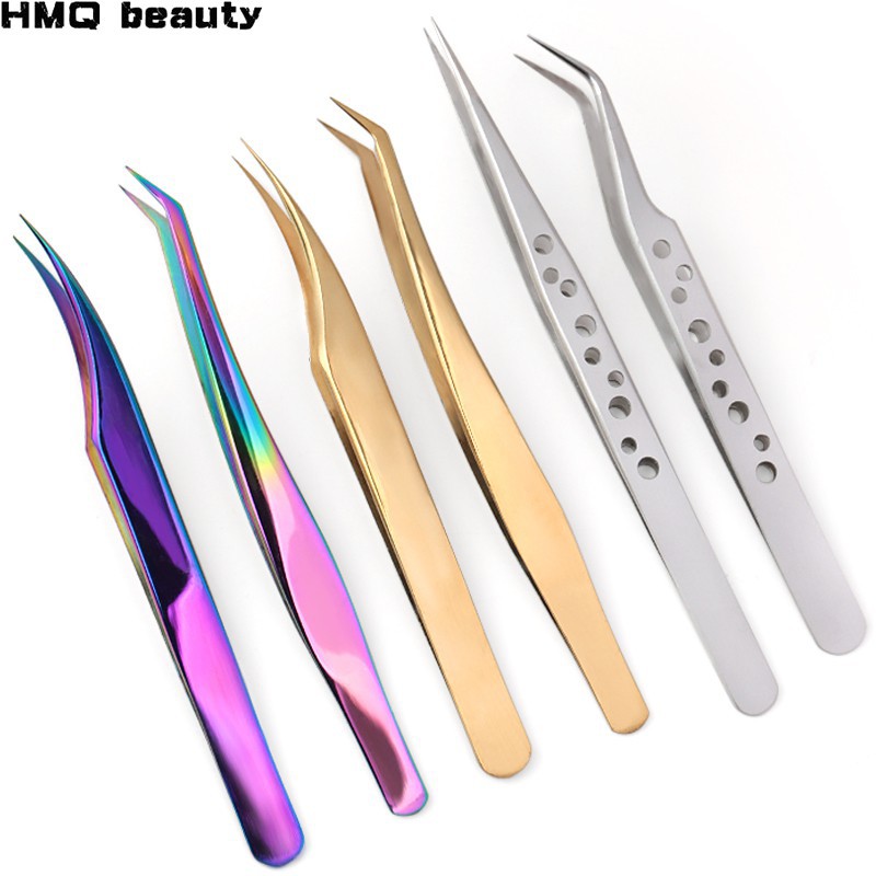 Professional Eyelashes Tweezer For Lashes Extension Nipper Plier