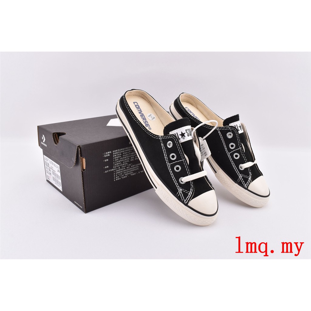 100% original Converse All Star Mule Slip OX classic one pedal lazy half  drag | Shopee Malaysia