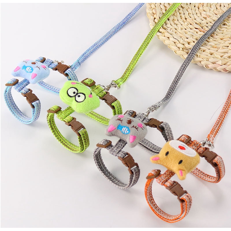 Cute Cat walking rope Antibreakaway comfortable cat traction rope