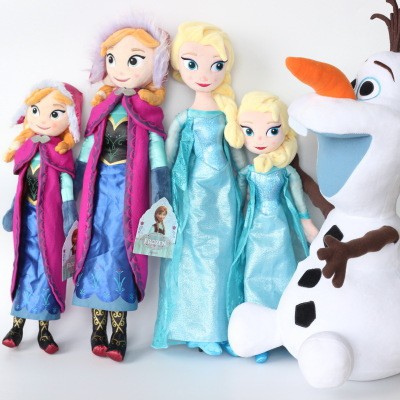 anna and elsa soft toys