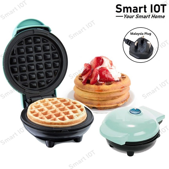 Mini Waffle or Bigger Size 20cm Maker Non Stick Waffle Machine DIY Kitchen DIY Cake Baking Breakfast Machine