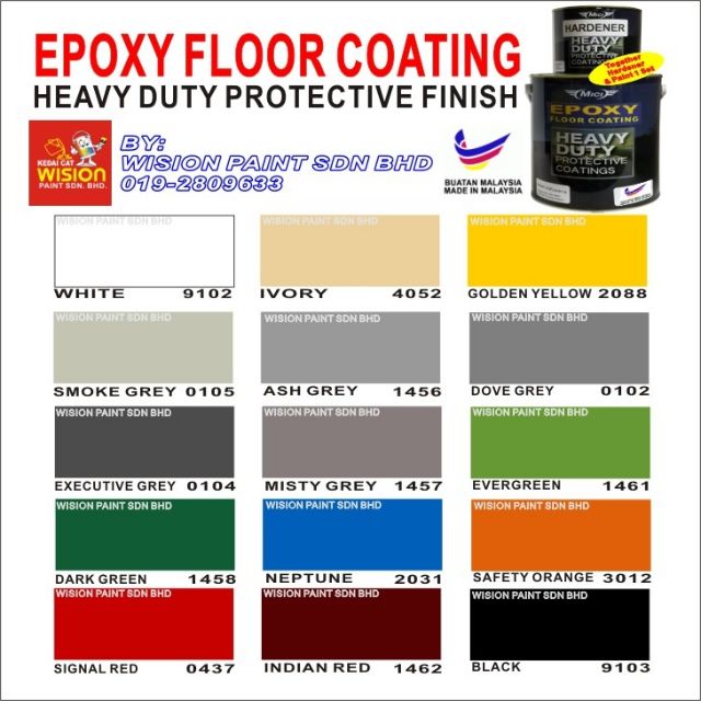 Mici EPOXY  FLOOR  COATING  5L Standard Color CAT  EPOXY  