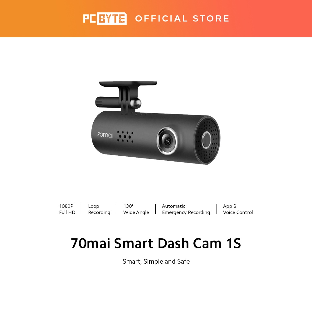 Xiaomi 70mai 1S D06 Voice Control Car DVR Smart Dash Camera Shopee