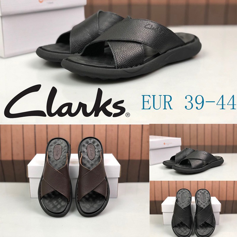 clarks mens velcro slippers