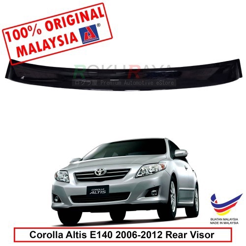 Toyota Corolla Altis E140 (10th Gen) AG Rear Wing Spoiler Visor (Small ...