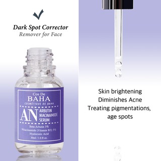 niacinamide arbutin baha hyaluronic acid diminishes 1oz pigmentations brightening koreashop