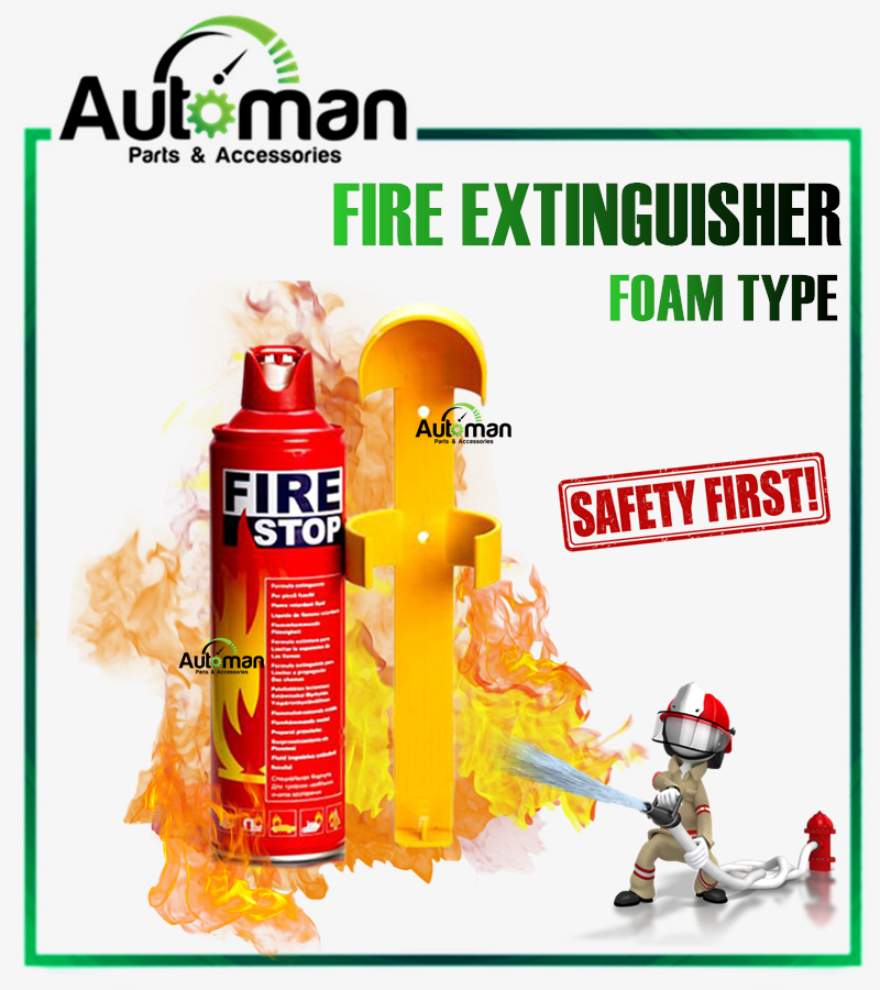 Mini Portable Fire Extinguisher Car And Home Use Form Type 500ml