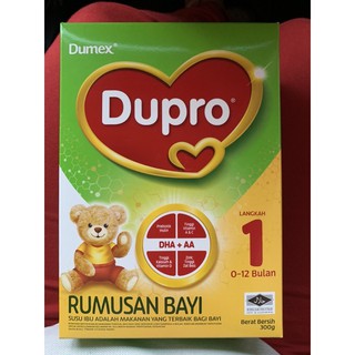 Dumex Dupro 1 300g 0 12 Bulan New Packaging Shopee Malaysia