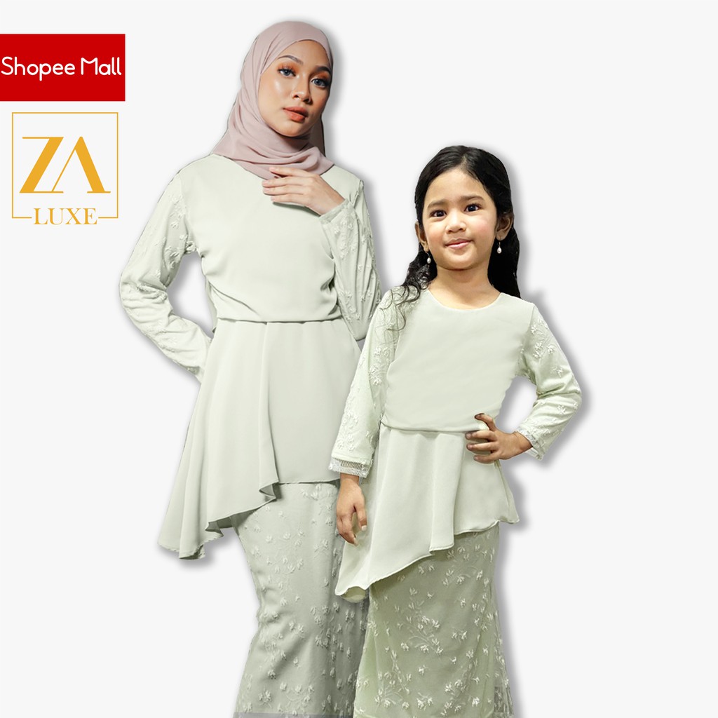  Zoe  Arissa  Luxe x GKR Baju  Kurung  Moden Raya 2021 Peplum 